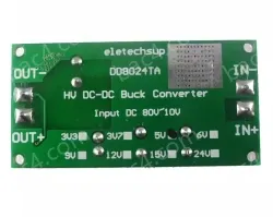 DC-DC high-voltage buck module regulated power board converters Input DC 10~80V Output 9V
