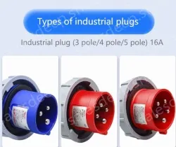 3 pole 63A Surface mounted socket
