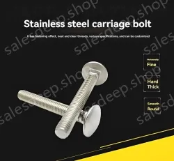 Big head carriage bolt M6*65