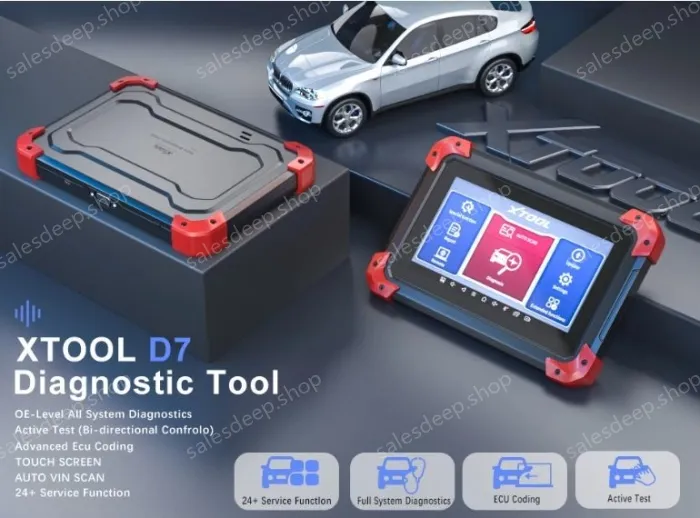 XTOOL D7 OBD2 Scanner ALL System Car Diagnostic Tool