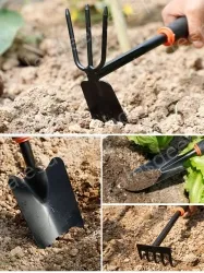 Five-tooth harrow