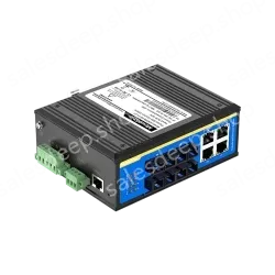 [100 Gigabit 4 Optical 4 Electrical] Ring Network Management Industrial Switch